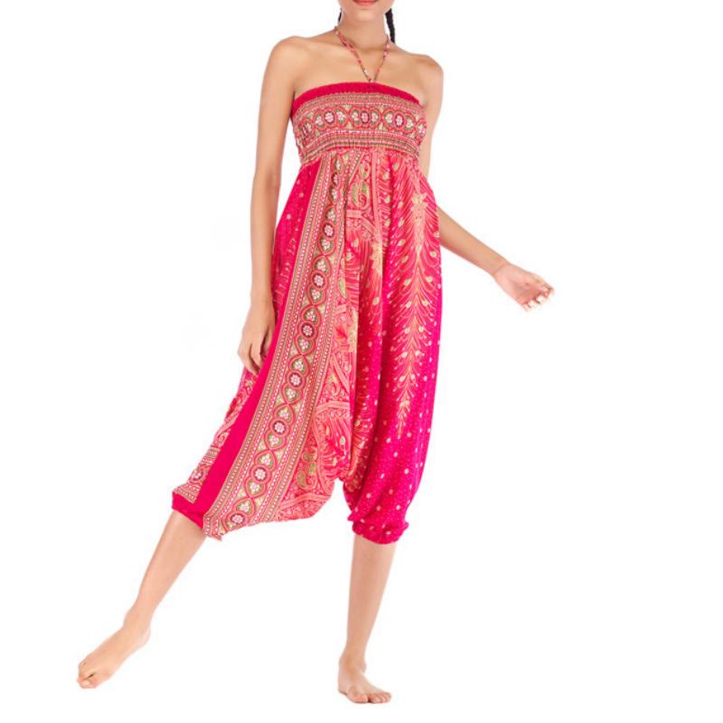 Pantalon de yoga bohème à entrejambe basse pour femme Olivenorma - image 15