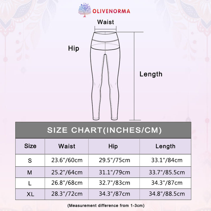 Pantalon de yoga taille haute à motif floral Olivenorma - image 4