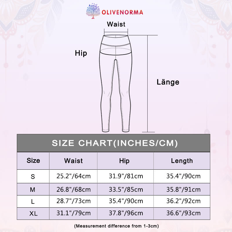 Pantalon de yoga Olivenorma taille haute à imprimé cachemire élégant - image 4