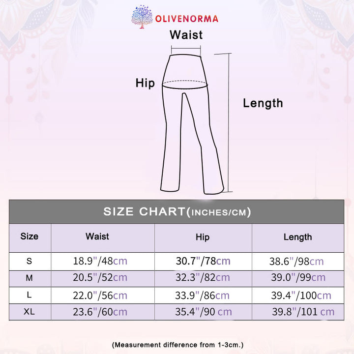 Pantalon de yoga évasé imprimé pour femme Olivenorma - image 11