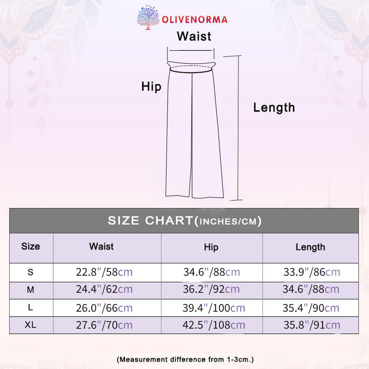 Pantalon de yoga Olivenorma pour femme, imprimé encre, à nouer droit - image 14