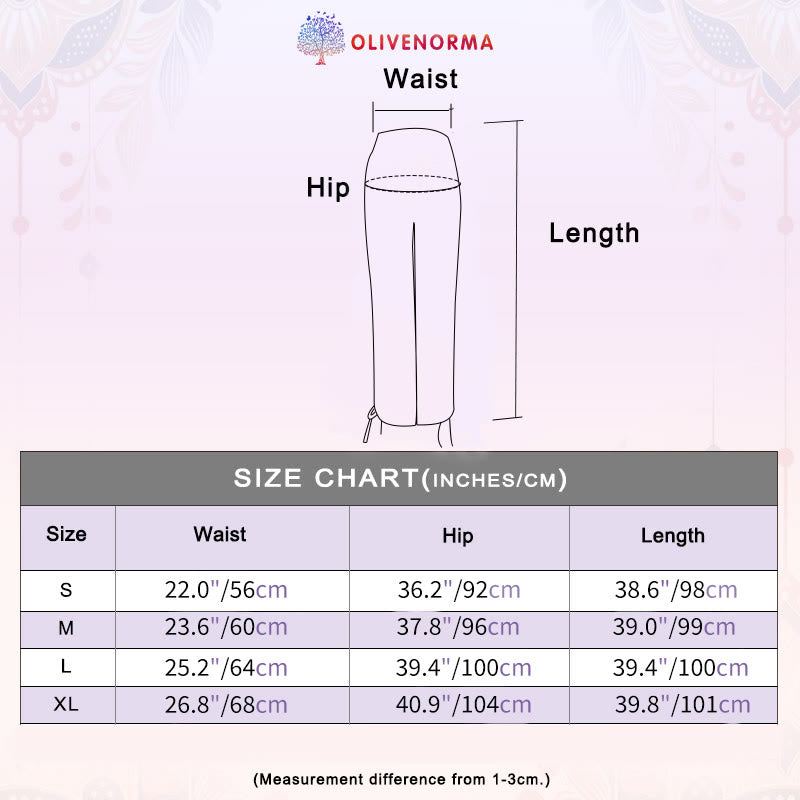 Pantalon Olivenorma pour femme, taille haute, jambes larges et aérées, avec cordon de serrage - image 12
