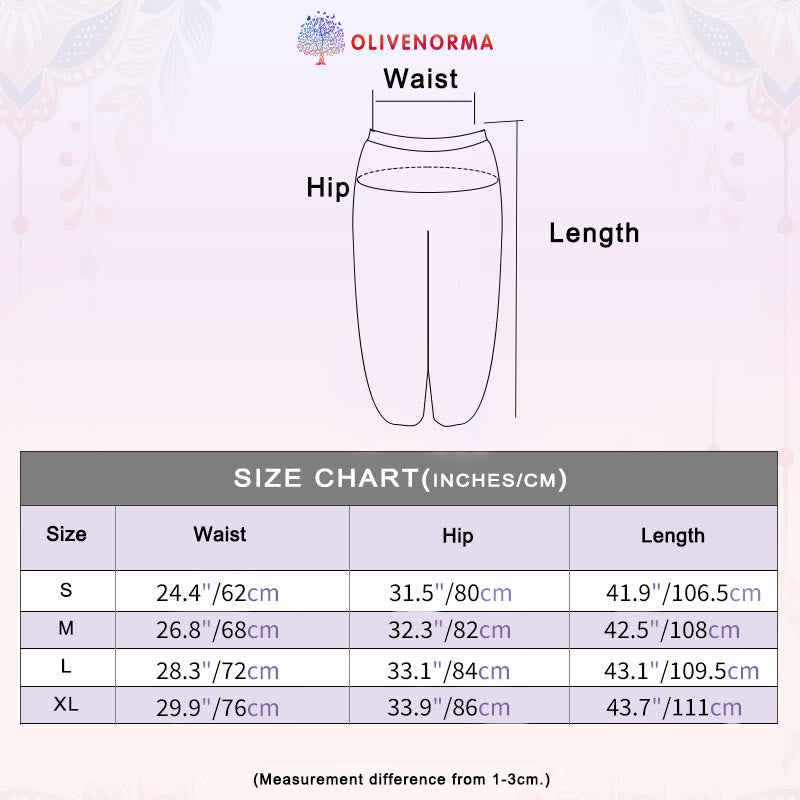 Pantalon harem de yoga pour femmes Olivenorma - image 9