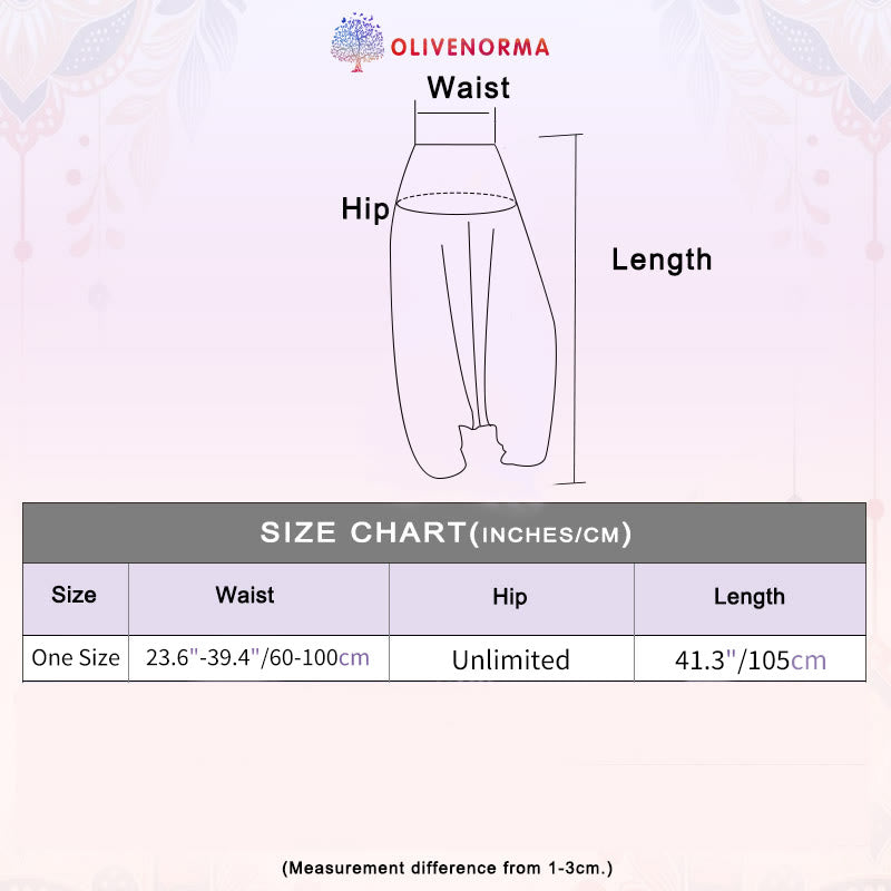 Pantalon de yoga bohème à jambes larges pour femme Olivenorma - image 29