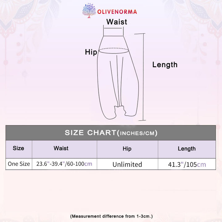 Pantalon de yoga bohème à jambes larges pour femme Olivenorma - image 29