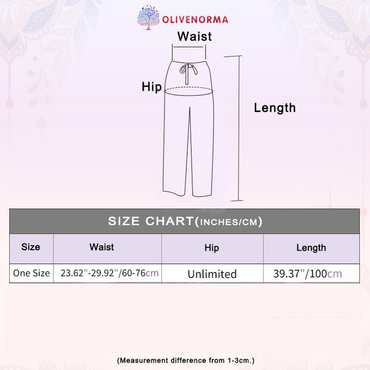 Pantalon large bohème à papillons Olivenorma pour femme - image 28