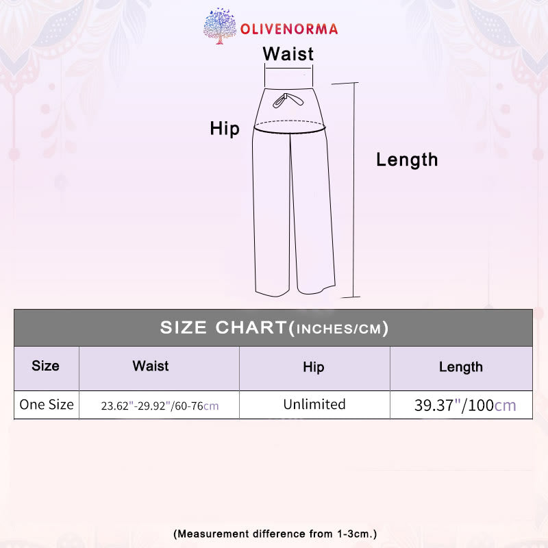 Pantalon large bohème papillon pour femme Olivenorma - image 7