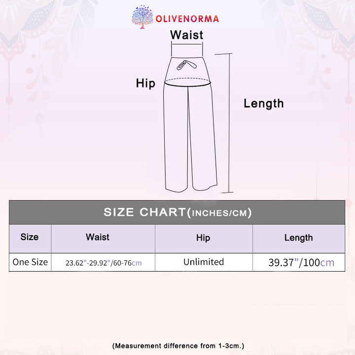 Pantalon large bohème papillon pour femme Olivenorma - image 7