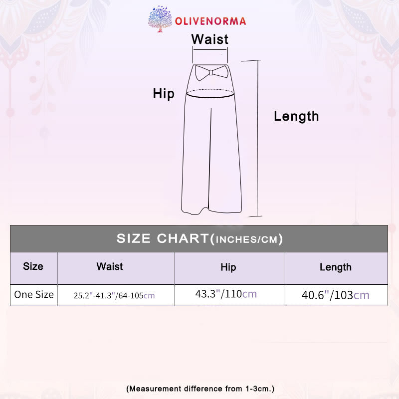 Pantalon ample bohème à jambes larges pour femme Olivenorma - image 10
