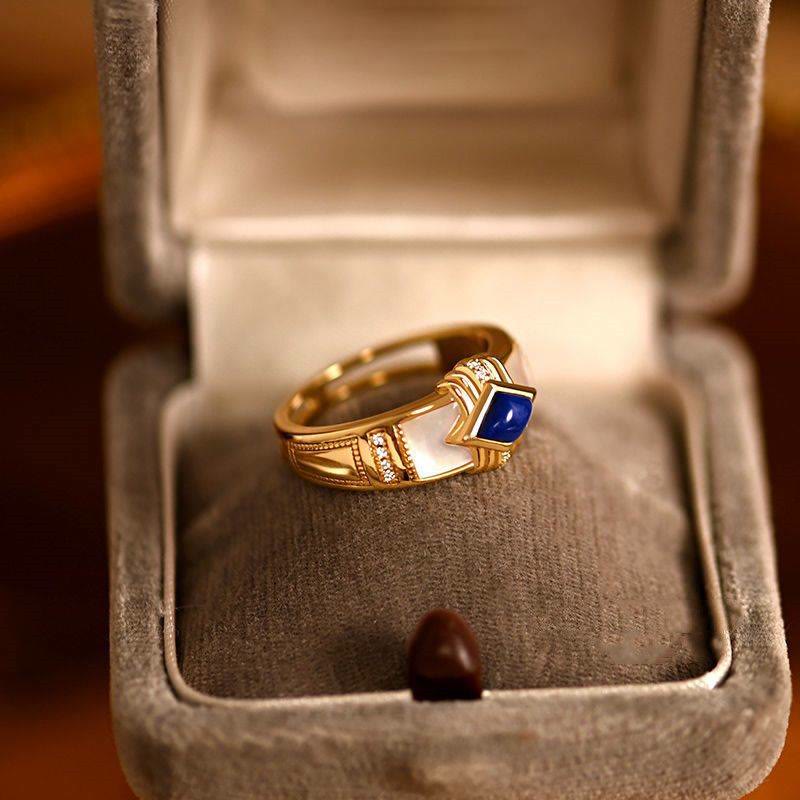 Bague Olivenorma Losange Lapis Lazuli - image 3