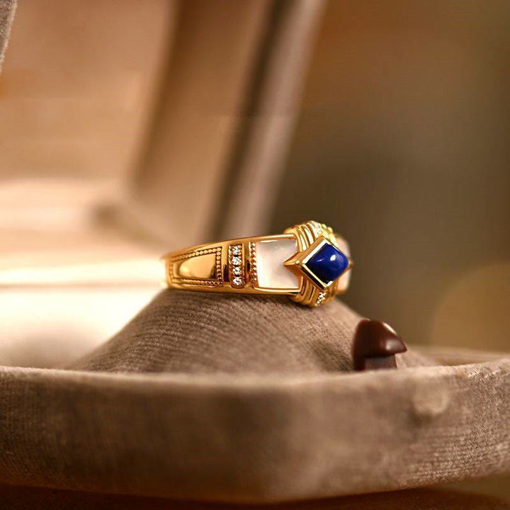 Bague Olivenorma Losange Lapis Lazuli - Lapis lazuli - image 0