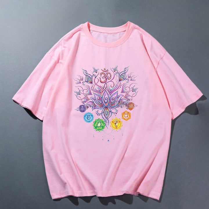 T-shirt de yoga respirant et confortable rose Olivenorma - Lotus - 2XL - image 3