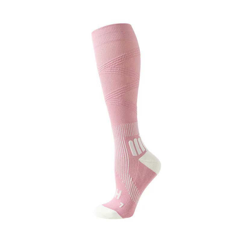 Chaussettes Olivenorma style guêtres extensibles en maille, idéales pour le Pilates, la barre, l'échauffement, la danse, le fitness et le yoga. - Rose - 10 paires - image 4
