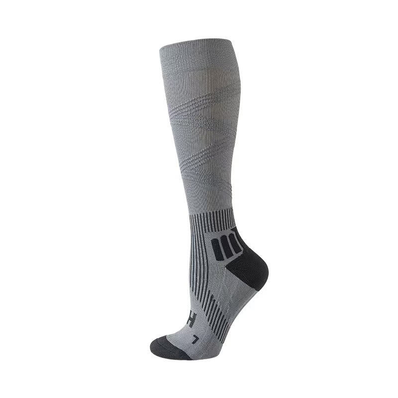 Chaussettes Olivenorma style guêtres extensibles en maille, idéales pour le Pilates, la barre, l'échauffement, la danse, le fitness et le yoga. - Gris - 10 paires - image 5