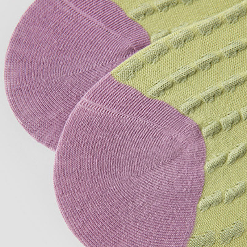 Chaussettes de fitness Olivenorma (lot de 3 paires) légères, respirantes et extensibles en coton adhérent, idéales pour le Pilates, le barre, le yoga et le confort au quotidien. - image 11