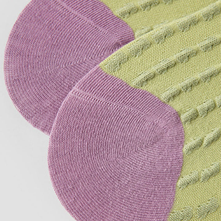 Chaussettes de fitness Olivenorma (lot de 3 paires) légères, respirantes et extensibles en coton adhérent, idéales pour le Pilates, le barre, le yoga et le confort au quotidien. - image 11