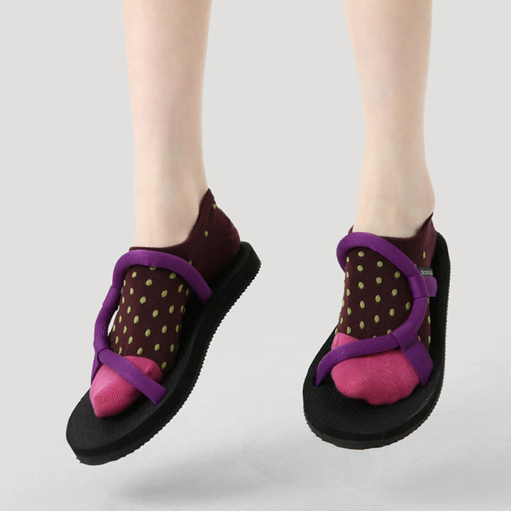 Chaussettes de fitness Olivenorma (lot de 3 paires) légères, respirantes et extensibles en coton adhérent, idéales pour le Pilates, le barre, le yoga et le confort au quotidien. - image 10