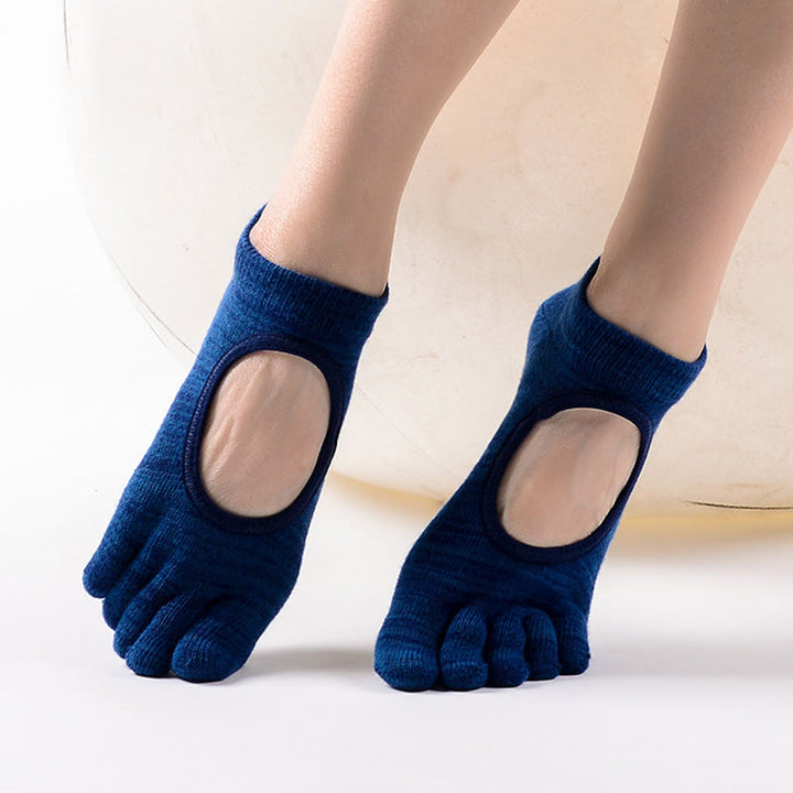Chaussettes de Pilates et de yoga Olivenorma Minimal Five-Toe respirantes avec séparation des orteils et adhérence optimale, conçues pour un confort léger. - image 12