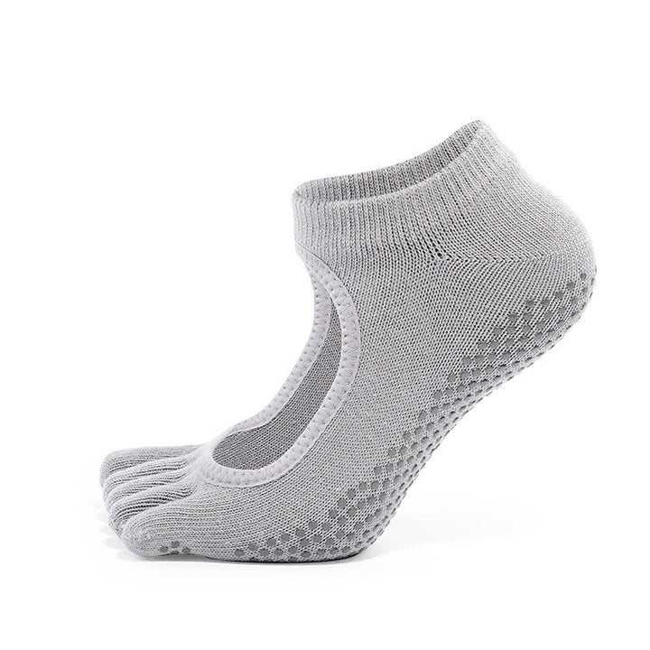 Chaussettes de Pilates et de yoga Olivenorma Minimal Five-Toe respirantes avec séparation des orteils et adhérence optimale, conçues pour un confort léger. - image 2