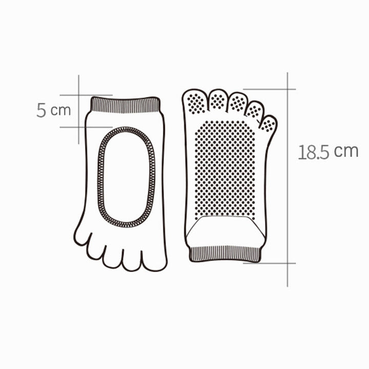 Chaussettes de Pilates et de yoga Olivenorma Minimal Five-Toe respirantes avec séparation des orteils et adhérence optimale, conçues pour un confort léger. - image 16