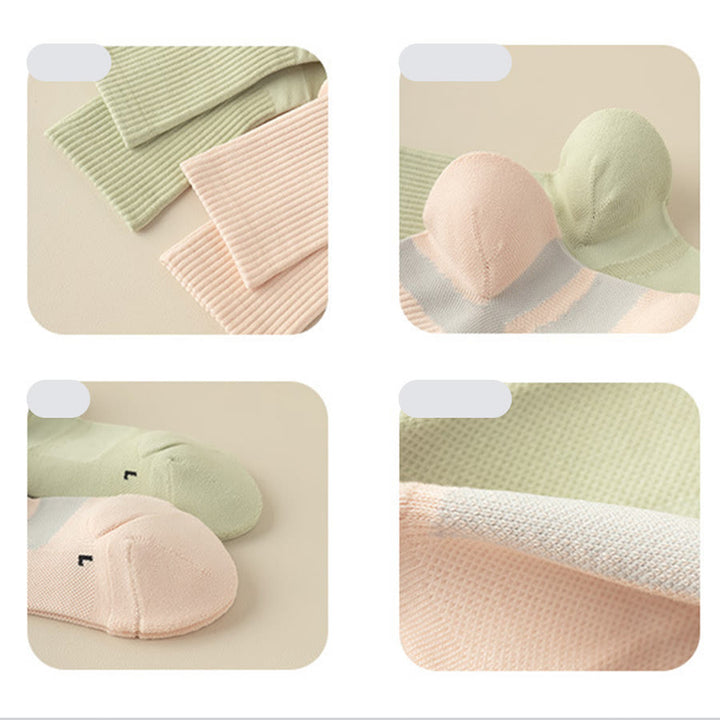 Chaussettes de yoga Olivenorma mi-mollet, respirantes, confortables et antidérapantes, idéales pour le Pilates et la barre, pour femmes. - image 14