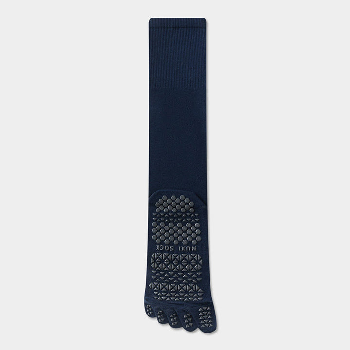 Chaussettes de sport Olivenorma longues à cinq orteils, respirantes, antidérapantes et évacuant l'humidité, pour hommes, idéales pour le yoga. - image 2