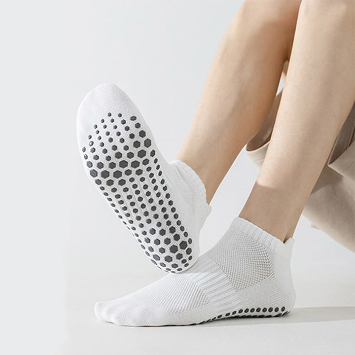 Chaussettes de yoga Olivenorma pour homme, confortables, antidérapantes et respirantes, en coton, à bout renforcé, idéales pour l'entraînement quotidien. - image 6