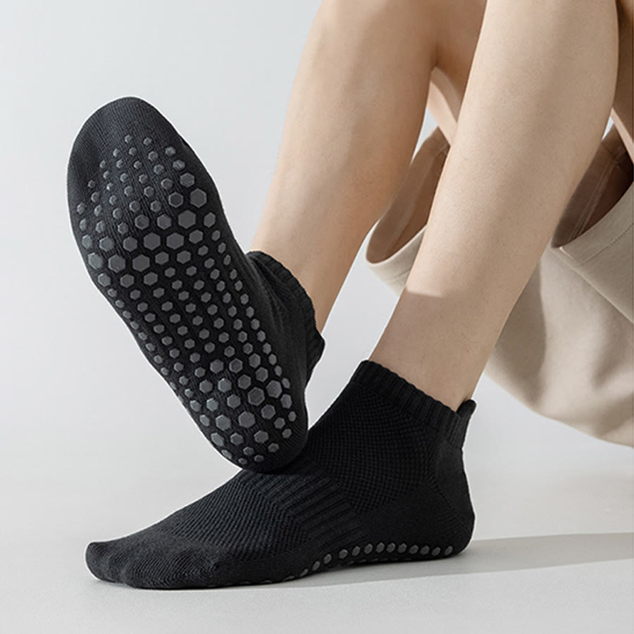 Chaussettes de yoga Olivenorma pour homme, confortables, antidérapantes et respirantes, en coton, à bout renforcé, idéales pour l'entraînement quotidien. - image 9