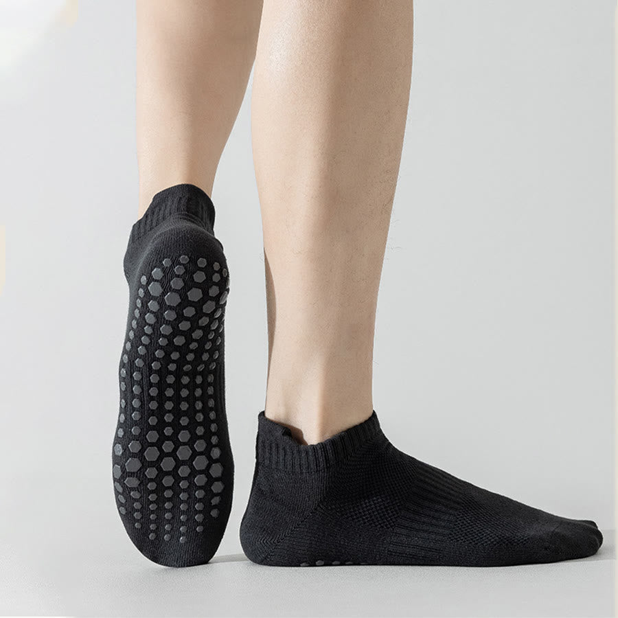 Chaussettes de yoga Olivenorma pour homme, confortables, antidérapantes et respirantes, en coton, à bout renforcé, idéales pour l'entraînement quotidien. - image 10