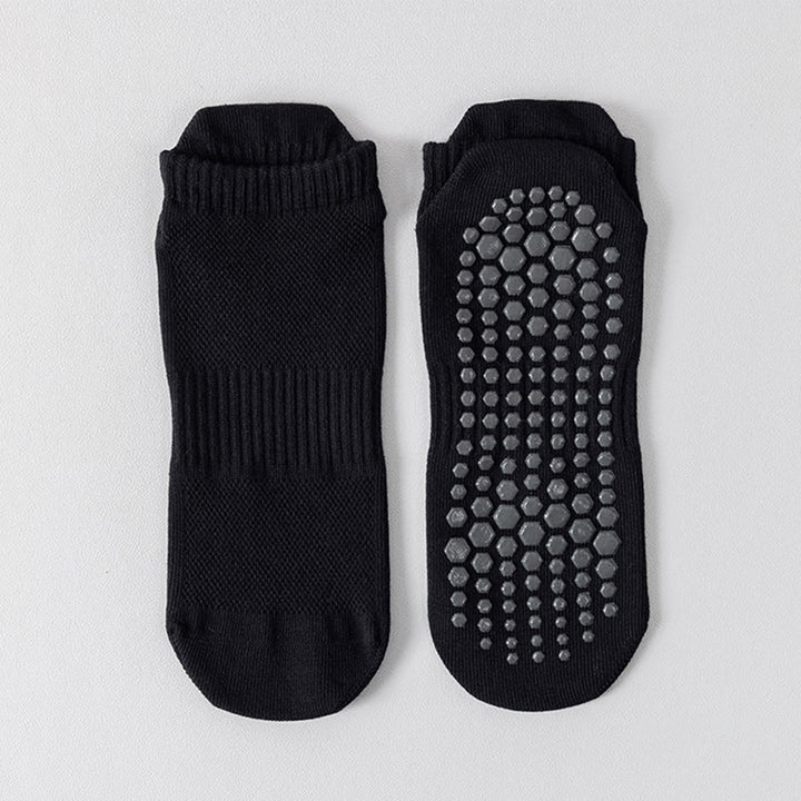 Chaussettes de yoga Olivenorma pour homme, confortables, antidérapantes et respirantes, en coton, à bout renforcé, idéales pour l'entraînement quotidien. - Noir - 10 paires - image 8