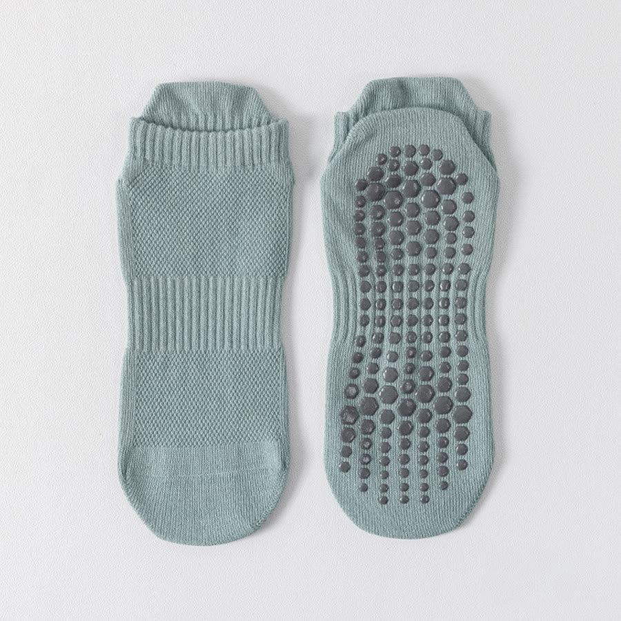 Chaussettes de yoga Olivenorma pour homme, confortables, antidérapantes et respirantes, en coton, à bout renforcé, idéales pour l'entraînement quotidien. - image 2