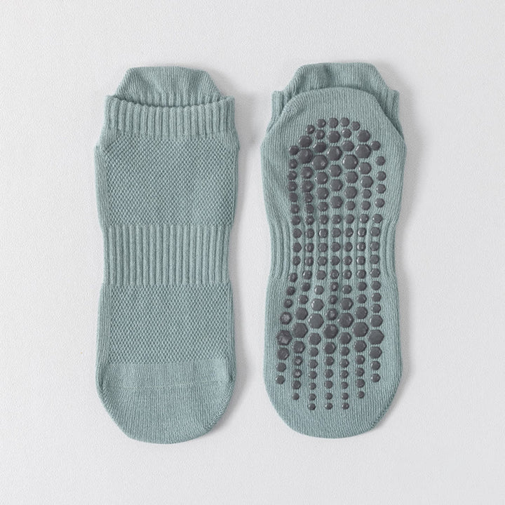 Chaussettes de yoga Olivenorma pour homme, confortables, antidérapantes et respirantes, en coton, à bout renforcé, idéales pour l'entraînement quotidien. - image 2