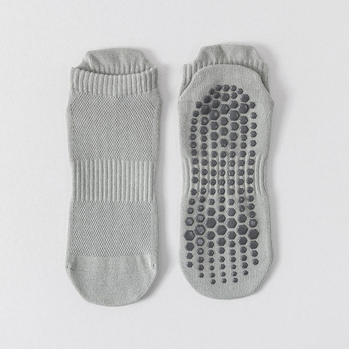 Chaussettes de yoga Olivenorma pour homme, confortables, antidérapantes et respirantes, en coton, à bout renforcé, idéales pour l'entraînement quotidien. - Gris clair - 10 paires - image 11