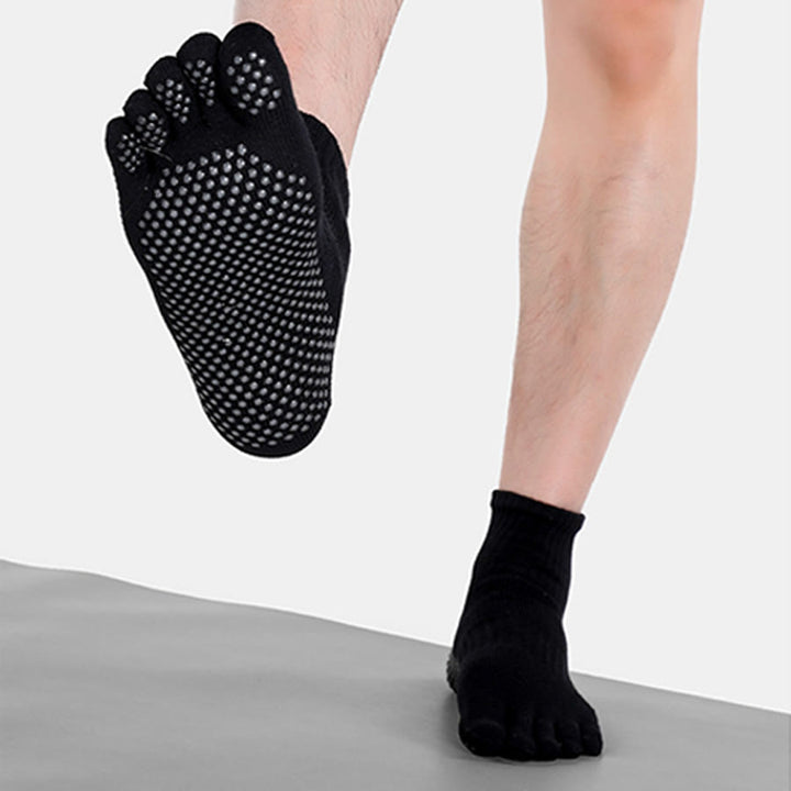 Chaussettes de yoga Olivenorma basses à cinq orteils, respirantes et antidérapantes, pour homme, confortables et idéales pour l'entraînement athlétique. - image 5