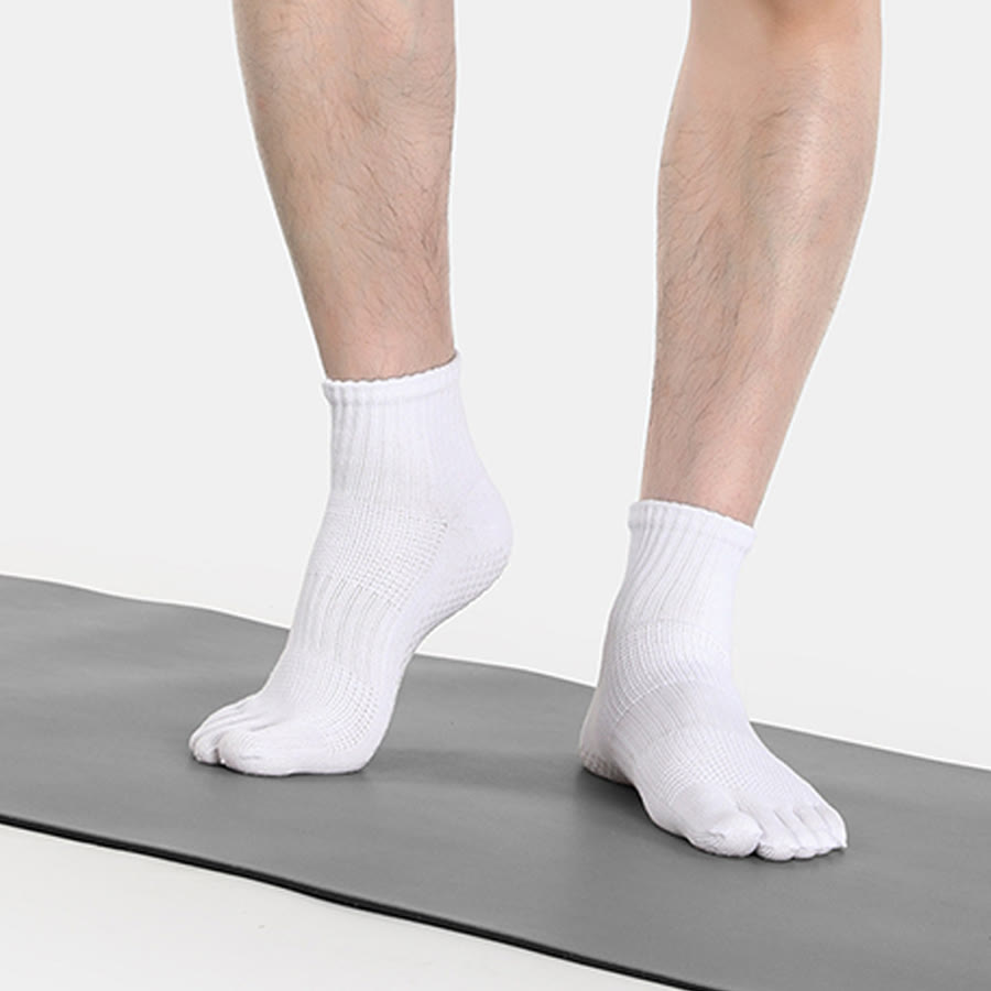 Chaussettes de yoga Olivenorma basses à cinq orteils, respirantes et antidérapantes, pour homme, confortables et idéales pour l'entraînement athlétique. - image 8