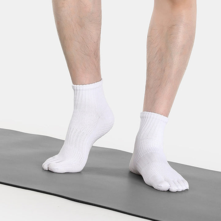 Chaussettes de yoga Olivenorma basses à cinq orteils, respirantes et antidérapantes, pour homme, confortables et idéales pour l'entraînement athlétique. - image 8