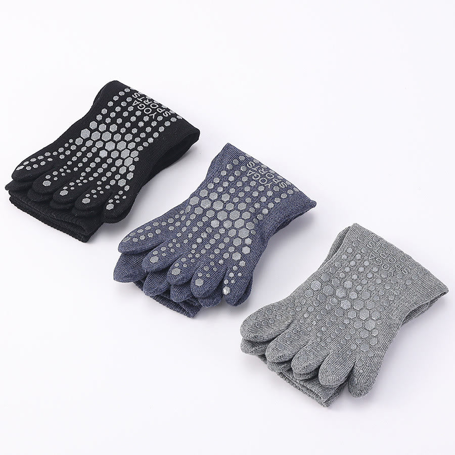 Chaussettes de yoga Olivenorma courtes à cinq orteils, élastiques, confortables, antidérapantes et respirantes pour homme, idéales pour le sport et le yoga. - image 5