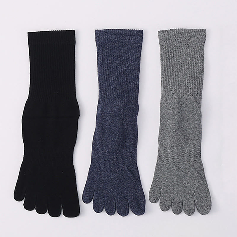 Chaussettes de yoga Olivenorma courtes à cinq orteils, élastiques, confortables, antidérapantes et respirantes pour homme, idéales pour le sport et le yoga. - image 4