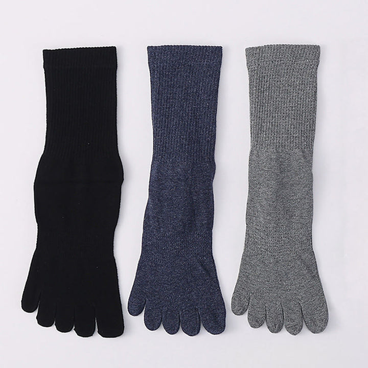 Chaussettes de yoga Olivenorma courtes à cinq orteils, élastiques, confortables, antidérapantes et respirantes pour homme, idéales pour le sport et le yoga. - image 4
