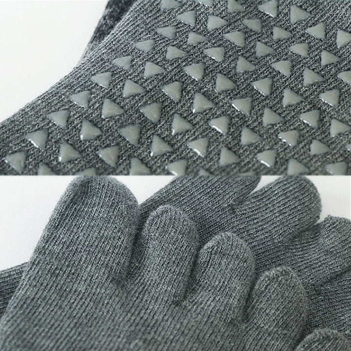 Chaussettes de yoga Olivenorma Gradient à cinq orteils, antidérapantes, en coton respirant et évacuant la transpiration, idéales pour le Pilates, la barre et le fitness (femme). - image 11