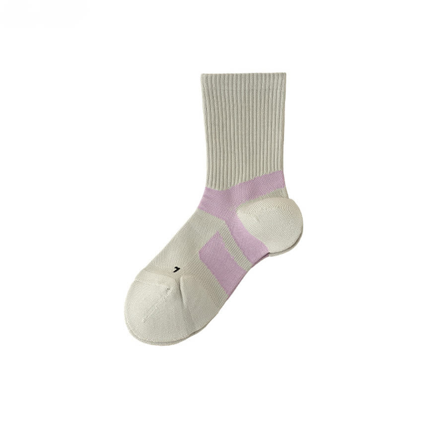 Chaussettes de yoga Olivenorma mi-mollet, respirantes, confortables et antidérapantes, idéales pour le Pilates et la barre, pour femmes. - image 5