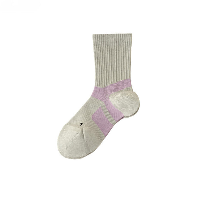 Chaussettes de yoga Olivenorma mi-mollet, respirantes, confortables et antidérapantes, idéales pour le Pilates et la barre, pour femmes. - image 5
