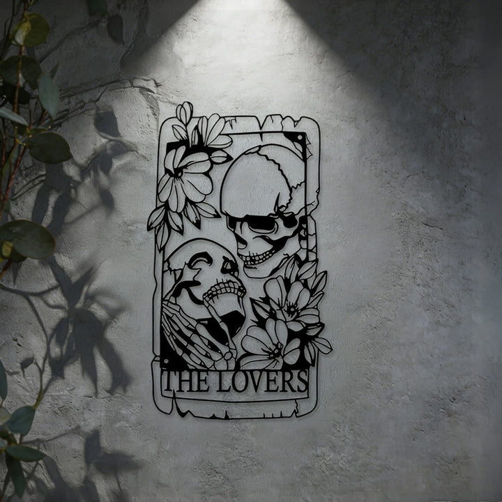 Décoration murale en métal squelette du Tarot des Amoureux Olivenorma - image 5