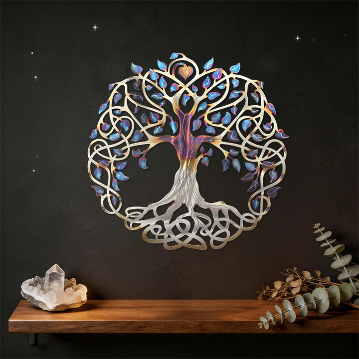Décoration murale en métal irisé Olivenorma Arbre de Vie Celtique - image 2
