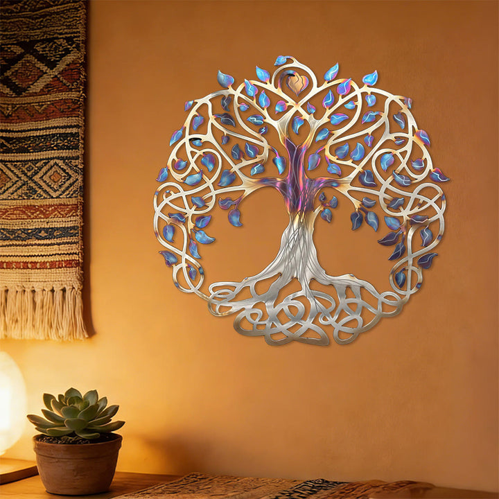 Décoration murale en métal irisé Olivenorma Arbre de Vie Celtique - image 6
