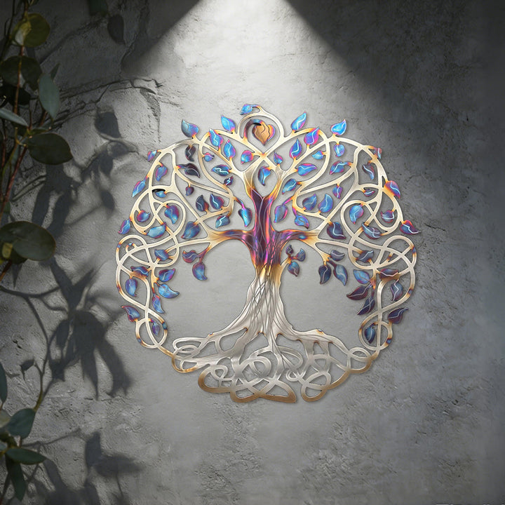 Décoration murale en métal irisé Olivenorma Arbre de Vie Celtique - image 4