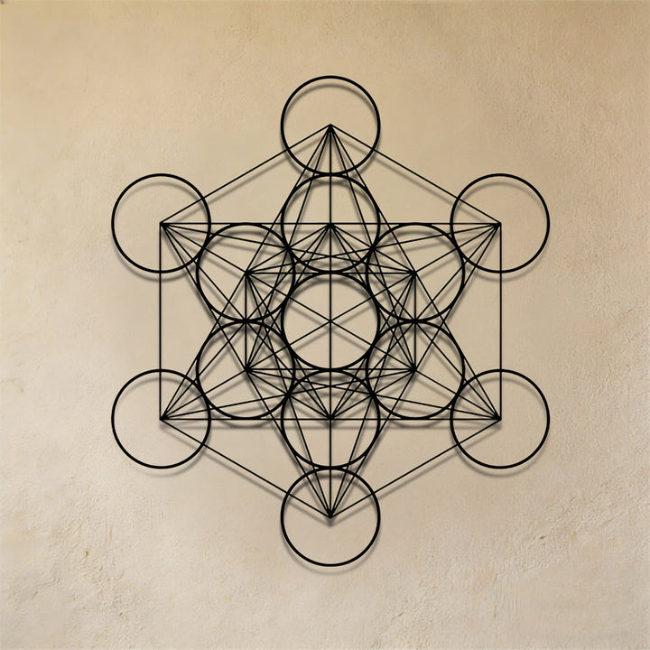 Décoration murale en métal Cube Metatron Olivenorma - image 4
