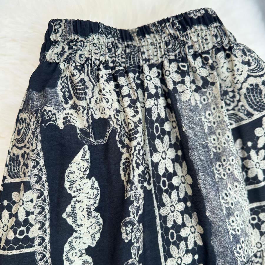 Robe longue Olivenorma Boho Patchwork taille haute pour femme - image 24