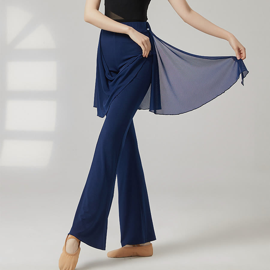 Pantalon de yoga long à jambes évasées et taille haute Olivenorma pour femme - image 10