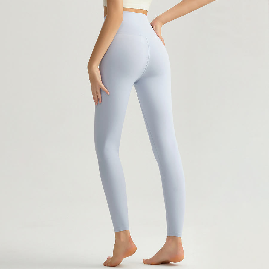 Pantalon de yoga long à jupe portefeuille taille haute skinny Olivenorma pour femme - image 1